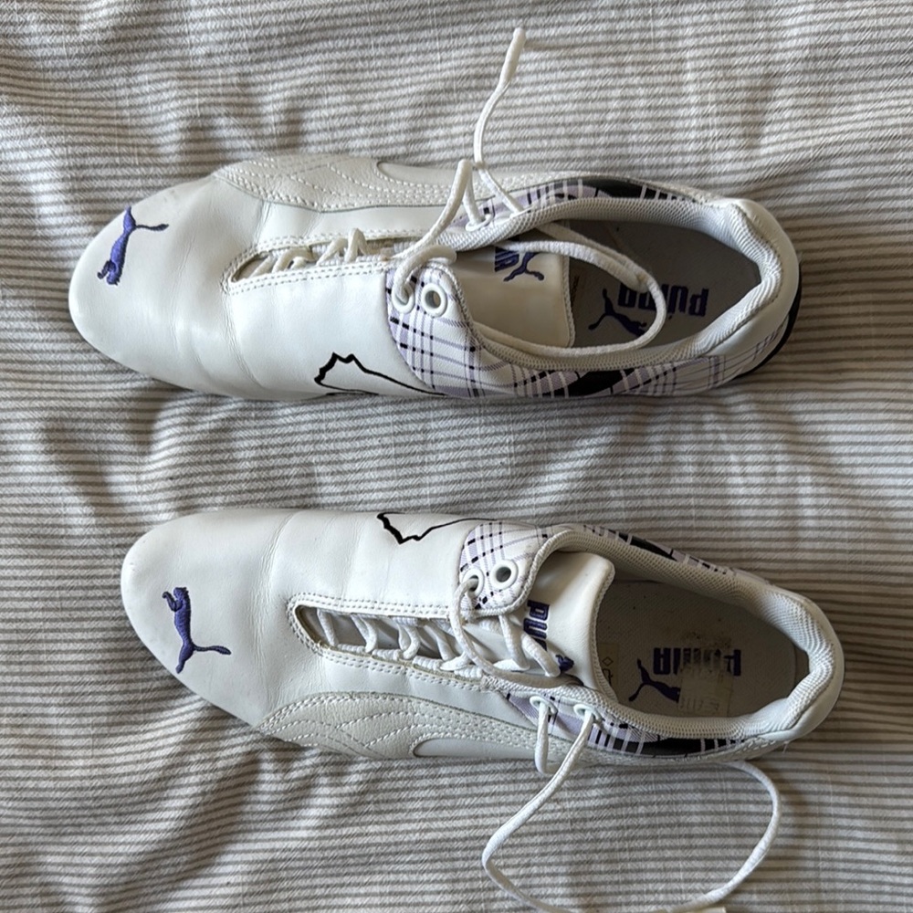 Puma White and Purple Women’s Shoes